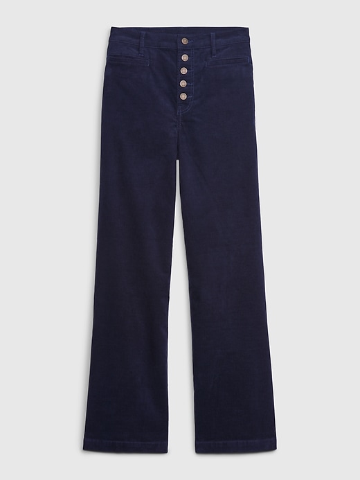 Image number 6 showing, High Rise Corduroy Stride Wide-Leg Pants
