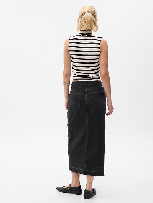 Image number 2 showing, Denim Midi Skirt
