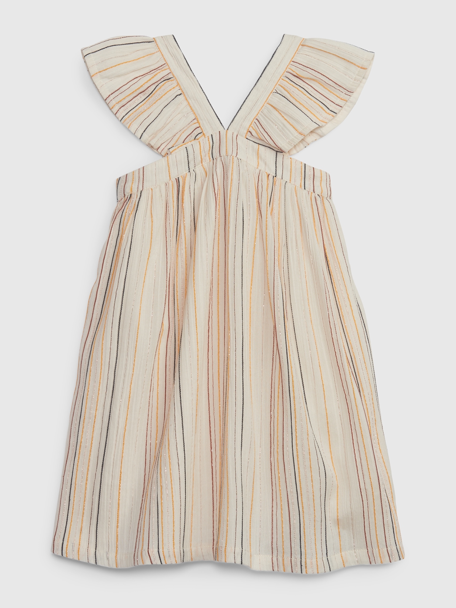 Toddler Shiny Flutter Sleeve Dress | Gap