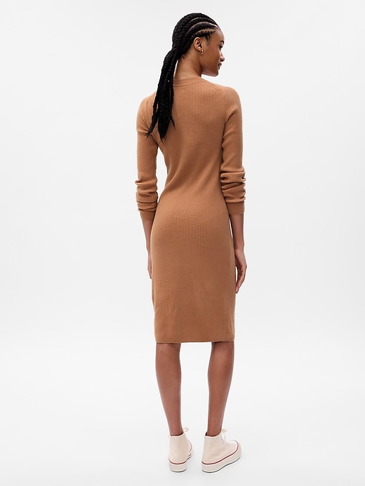 Image number 2 showing, CashSoft Midi Sweater Dress