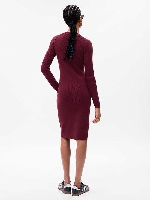 Image number 2 showing, CashSoft Midi Sweater Dress