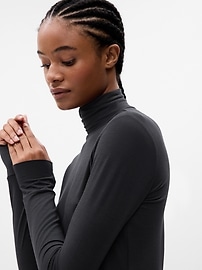 View large product image 3 of 7. GapFit Breathe Turtleneck T-Shirt