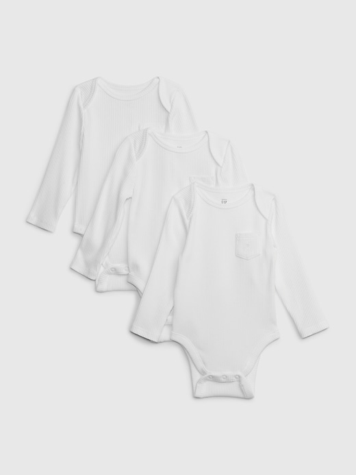 Image number 1 showing, Baby First Favorites Pocket Bodysuit (3-Pack)