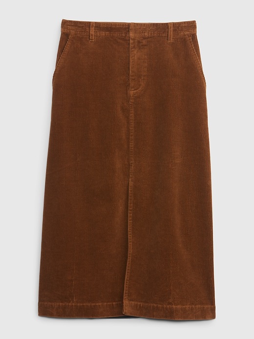 Image number 6 showing, Corduroy Midi Skirt