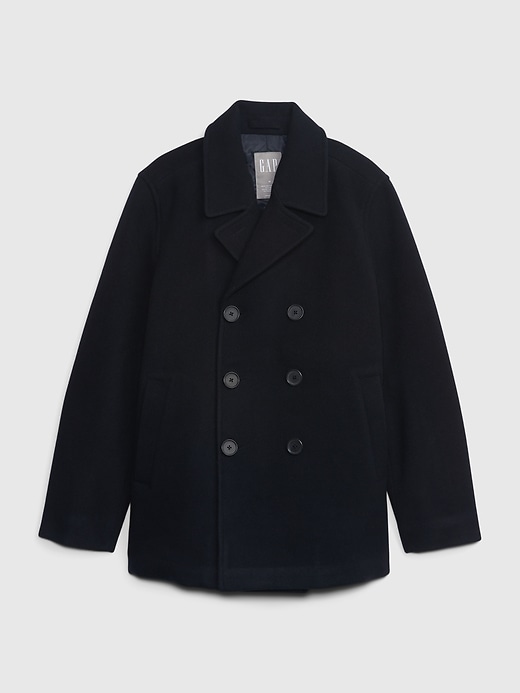 Image number 3 showing, Wool Peacoat