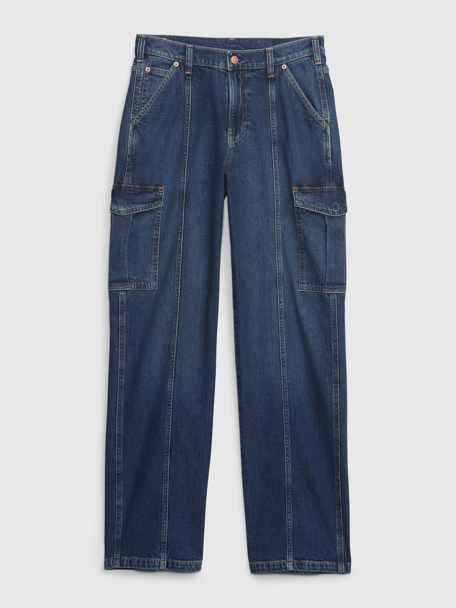 Mid Rise '90s Loose Cargo Jeans