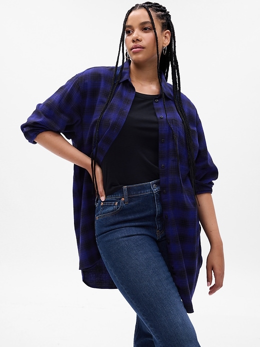 Image number 4 showing, Plaid Weekend Tunic Shirt