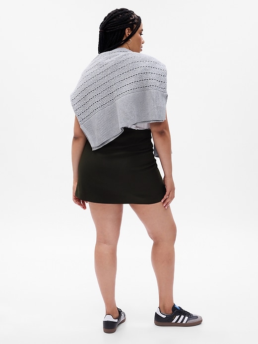 Image number 5 showing, Button-Front Mini Skirt