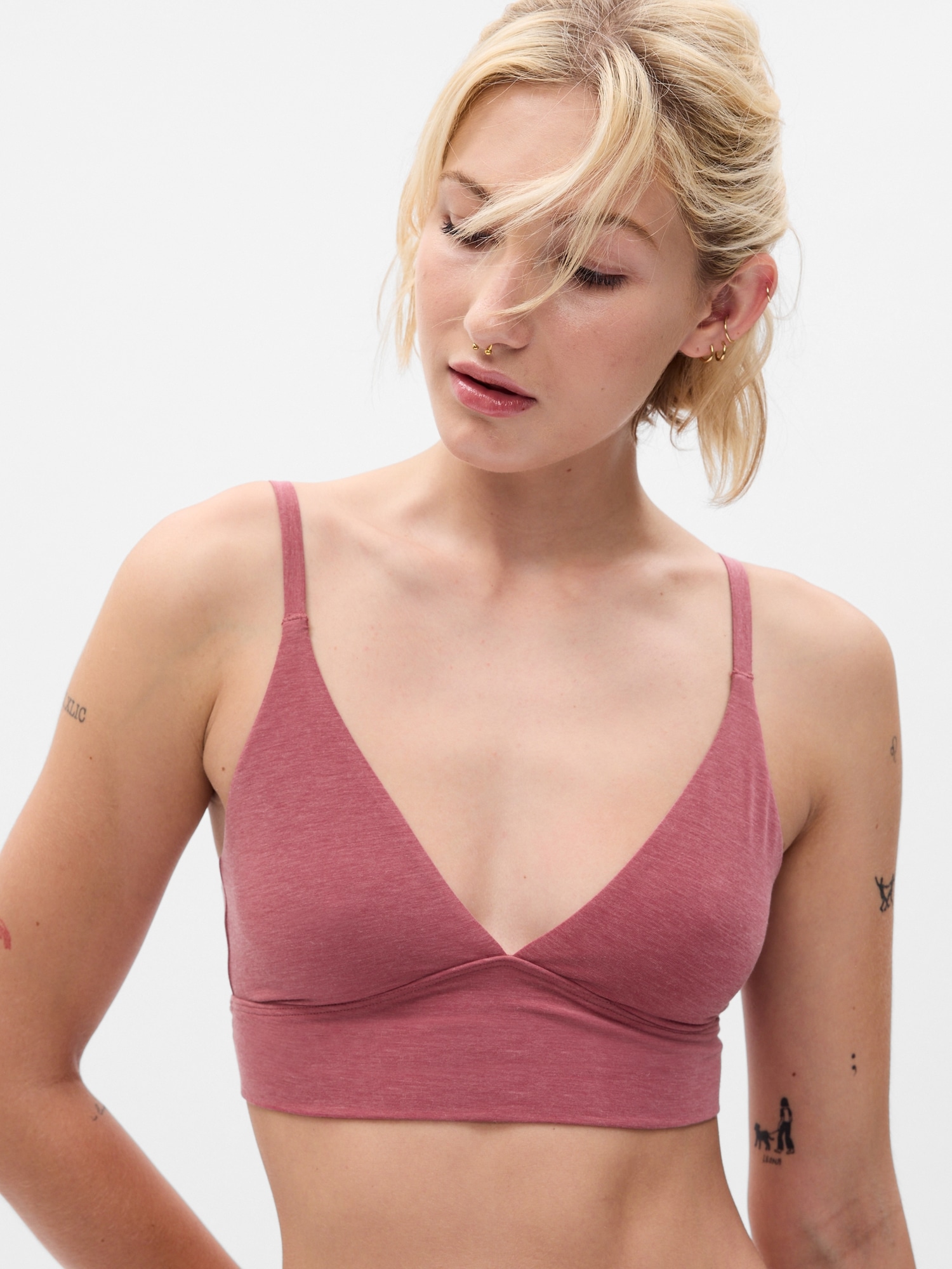 Women’s Everyday Strappy Scoop Bralette made with Organic Cotton | Pact