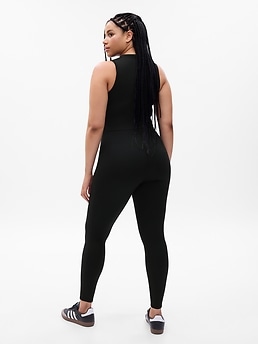 GapFit Power Half-Zip Exercise Jumpsuit