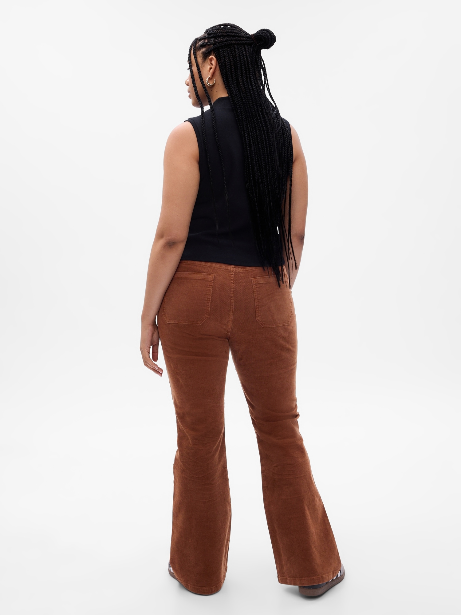 70's Flared Trousers , Orange Paisley Fabric | eBay
