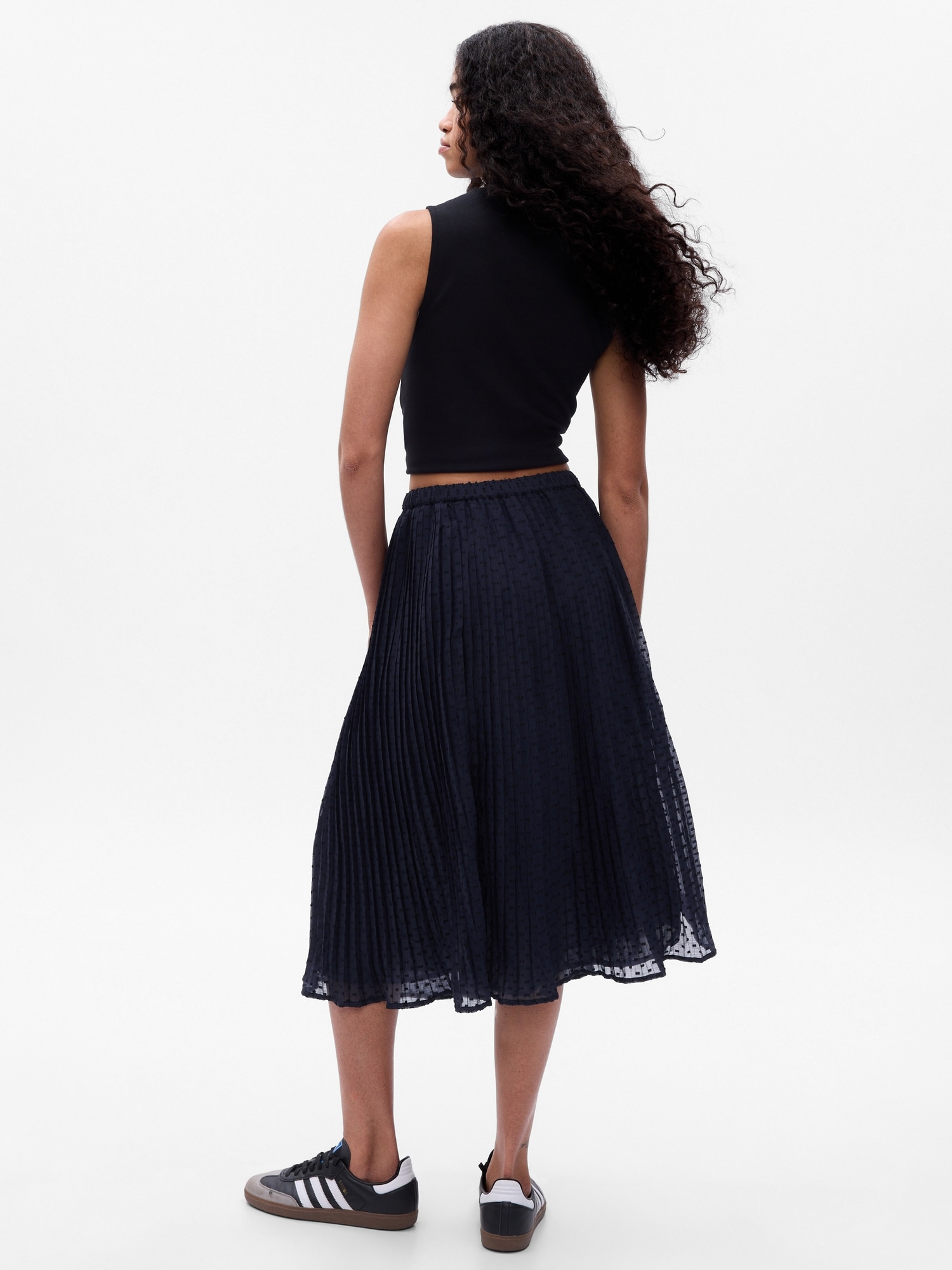 Pleated Midi Skirt | Gap