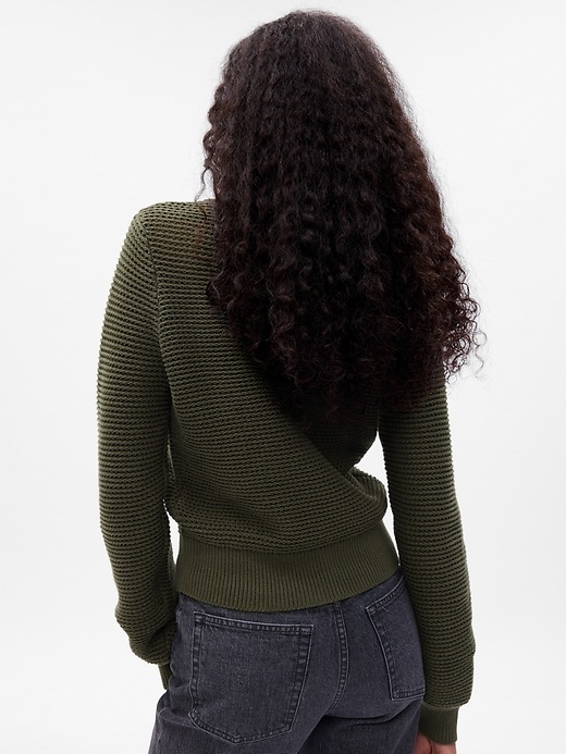 Image number 2 showing, Crochet Sweater