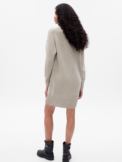 Image number 2 showing, CashSoft Oversized Mini Sweater Dress