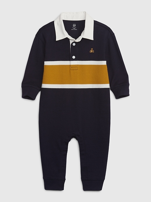 Image number 1 showing, Baby Polo Shorty One-Piece
