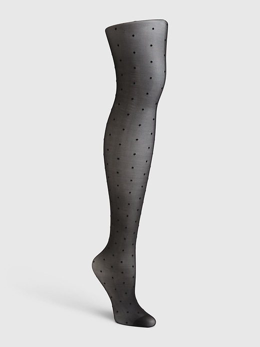 Image number 2 showing, Sheer Dot Tights