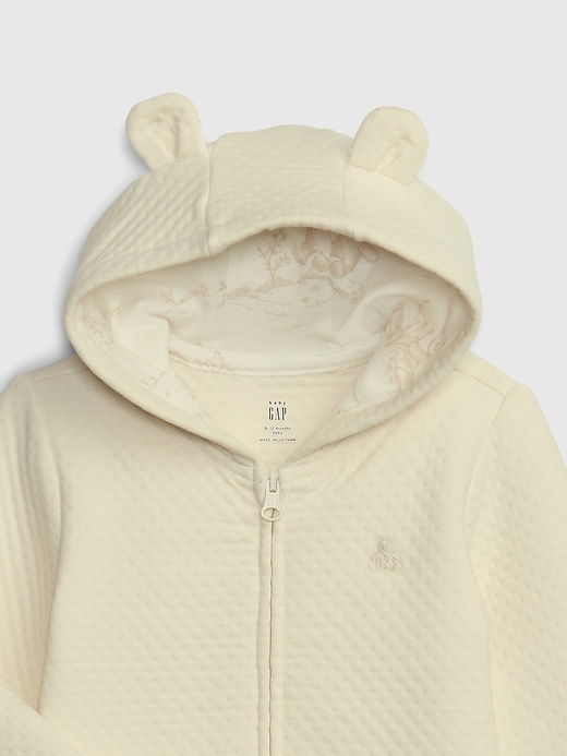 Image number 3 showing, Baby Quilted Zip Hoodie