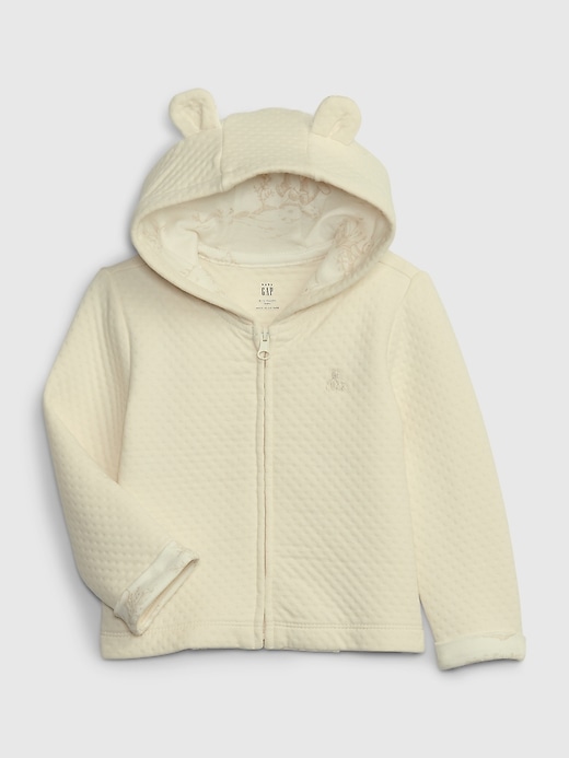 Image number 1 showing, Baby Quilted Zip Hoodie