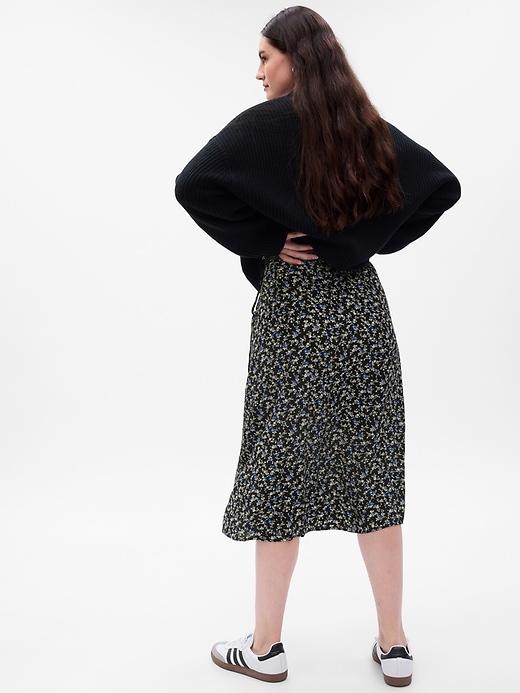 Image number 5 showing, Floral Midi Wrap Skirt