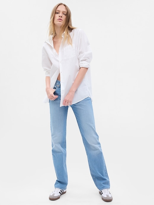 Image number 1 showing, Cotton Low Rise ’90s Loose Jeans