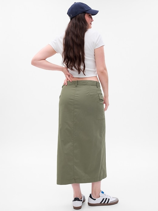 Image number 5 showing, Utility Midi Skirt