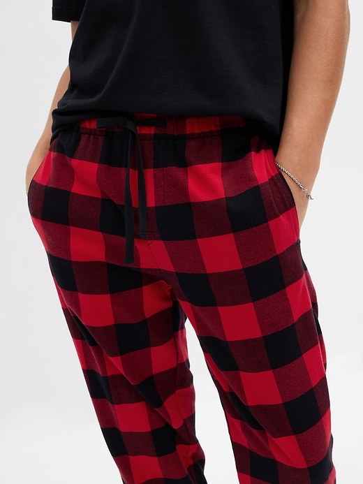 Image number 3 showing, Flannel PJ Joggers