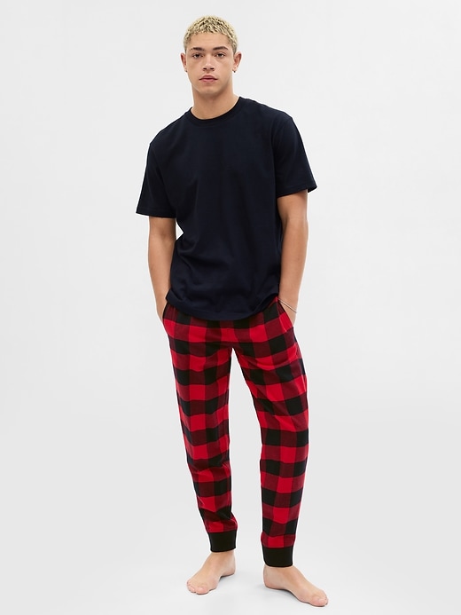 Image number 1 showing, Flannel PJ Joggers