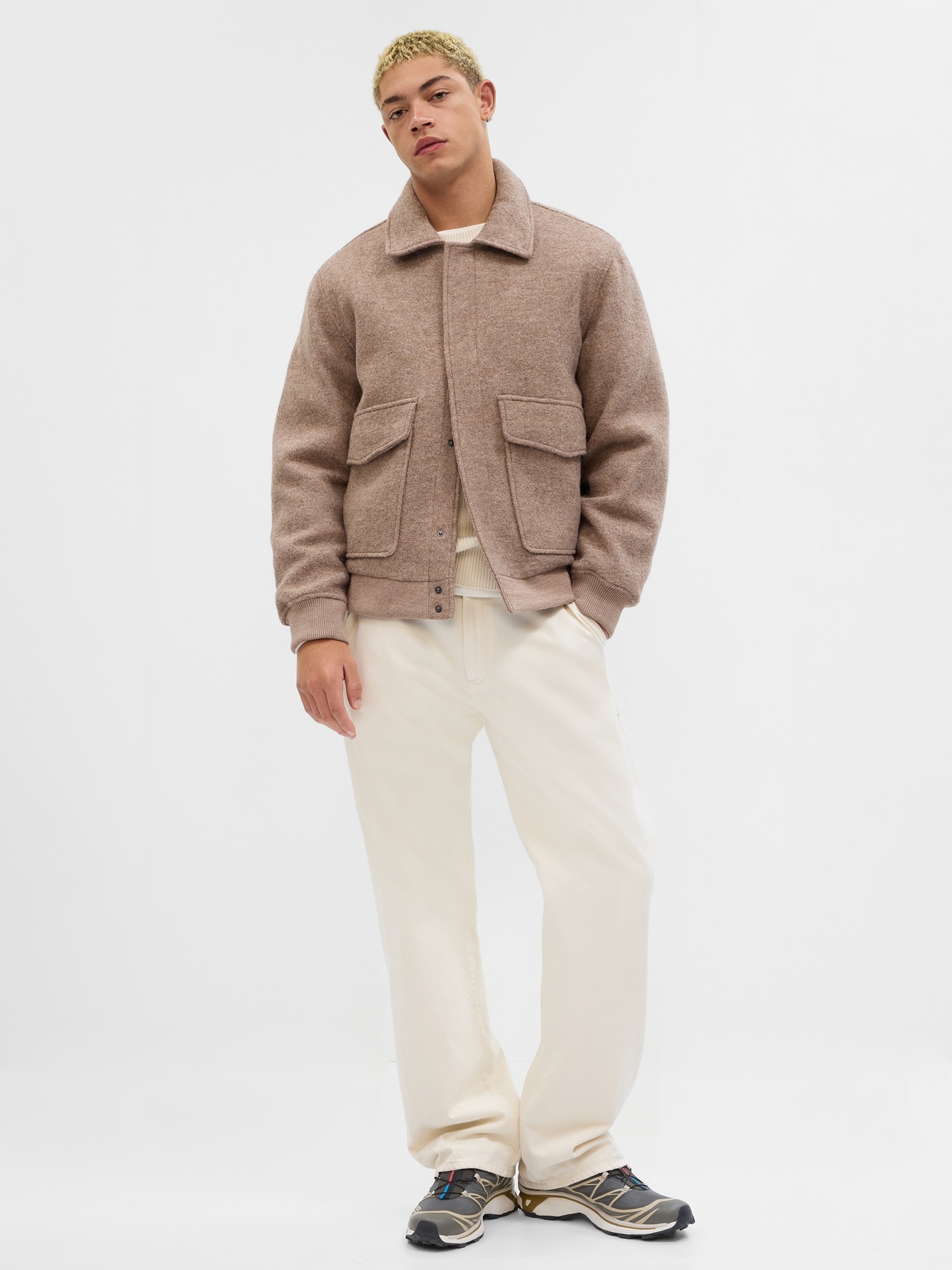 Wool Patch-Pocket Jacket | Gap