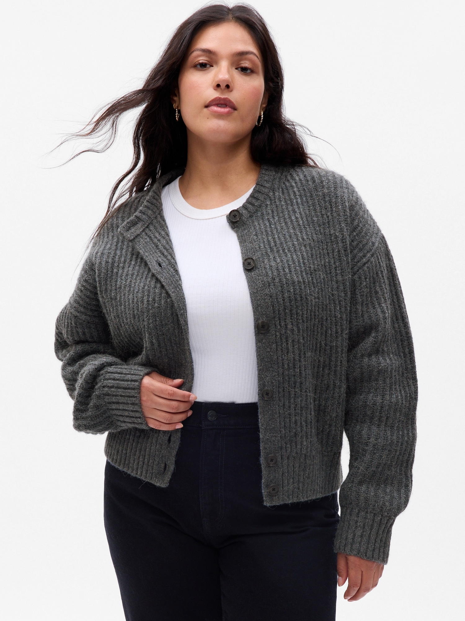 Shaker Stitch Cardigan Gap   Cn53944085 