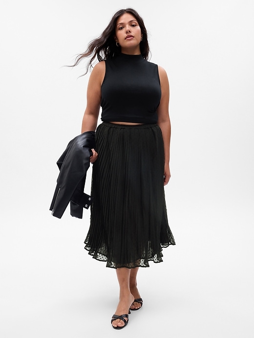 Image number 4 showing, Pleated Midi Skirt