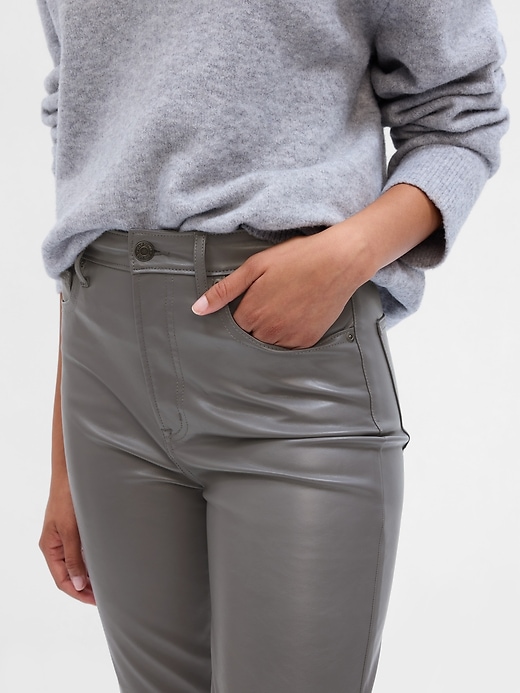Vegan leather slim pants Skims Grey size M International in Vegan leather -  28143195