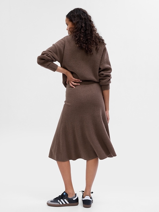 Image number 2 showing, CashSoft Midi Sweater Skirt