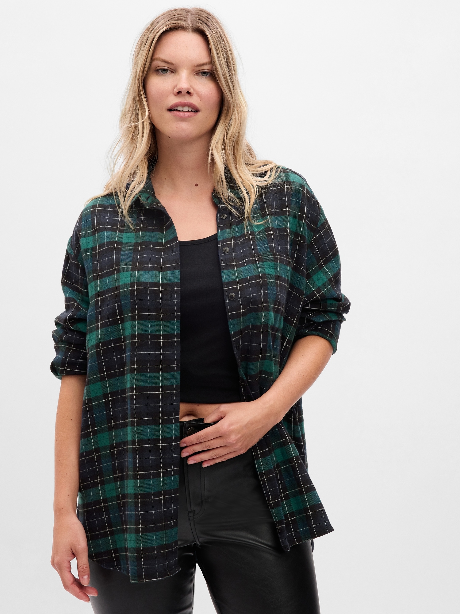 Flannel Big Shirt | Gap