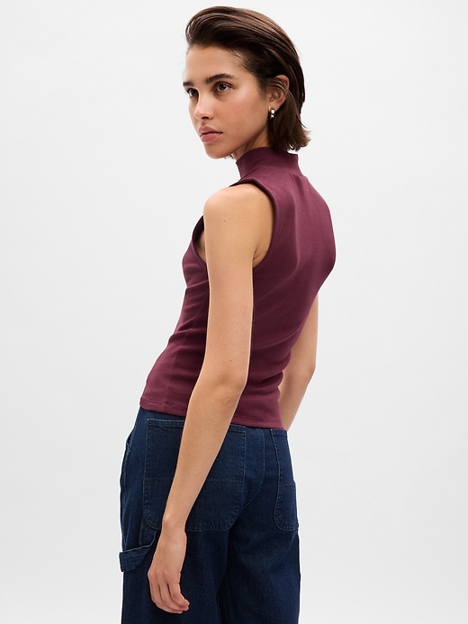 Image number 2 showing, Modern Mockneck Tank Top