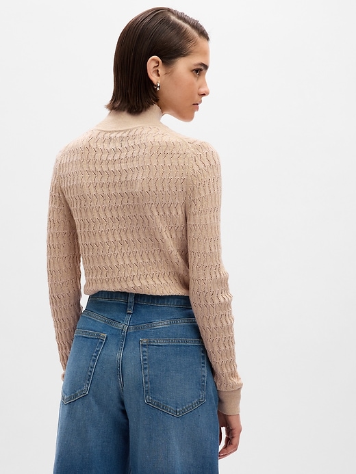 Pointelle Turtleneck Sweater | Gap