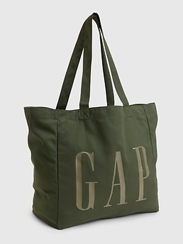 Men's Canvas Logo Tote Bag by Gap Birch Beige One Size