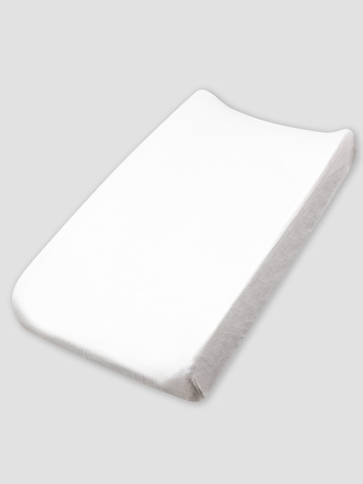 Image number 4 showing, Honest Baby Clothing Organic Cotton Baby Terry Changing Pad Cover