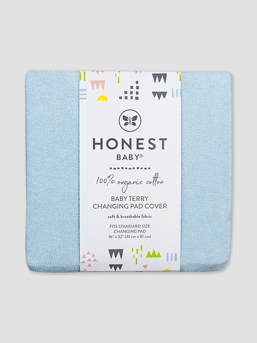 Image number 2 showing, Honest Baby Clothing Organic Cotton Baby Terry Changing Pad Cover