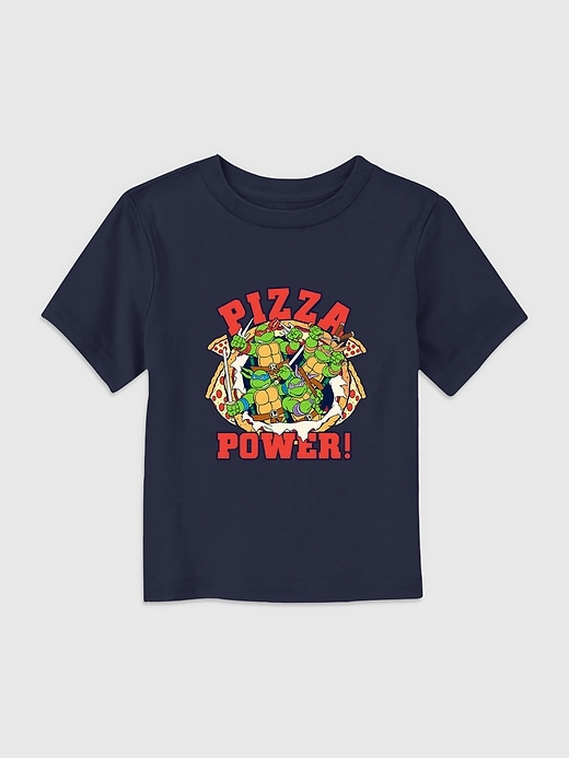 Image number 1 showing, Toddler Teenage Mutant Ninja Turtles Pizza Power Tee