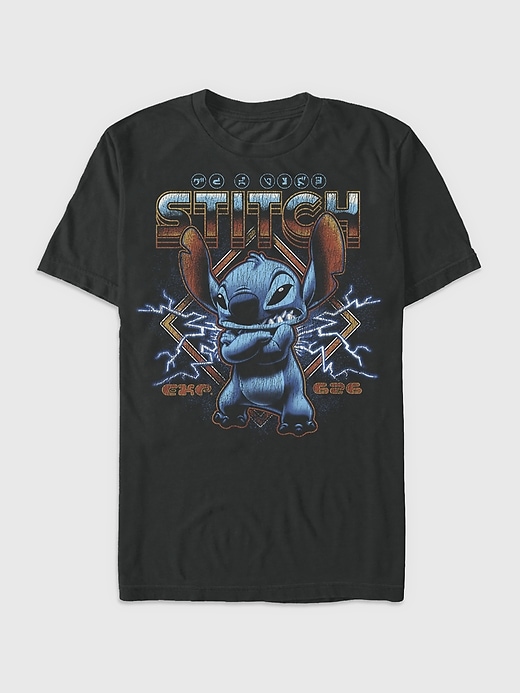 Image number 1 showing, Lilo and Stitch 80s Rocker Stitch Graphic Tee