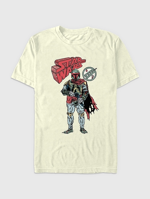 Image number 1 showing, Star Wars A New Hope Comic Book Boba Fett Graphic Tee