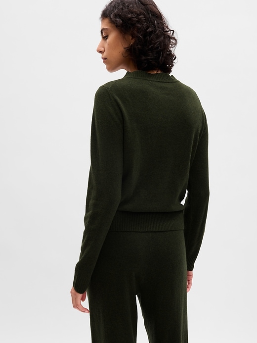 Image number 2 showing, CashSoft V-Neck Sweater