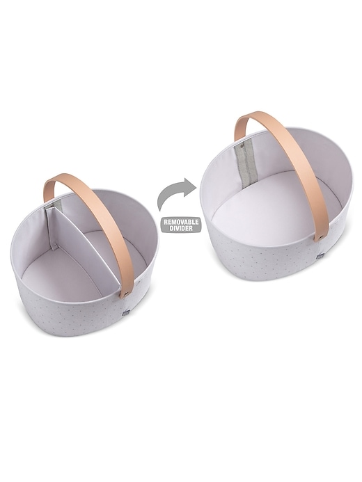 Image number 10 showing, babyGap 3 Pack Nested Fabric Storage Bins with Handles