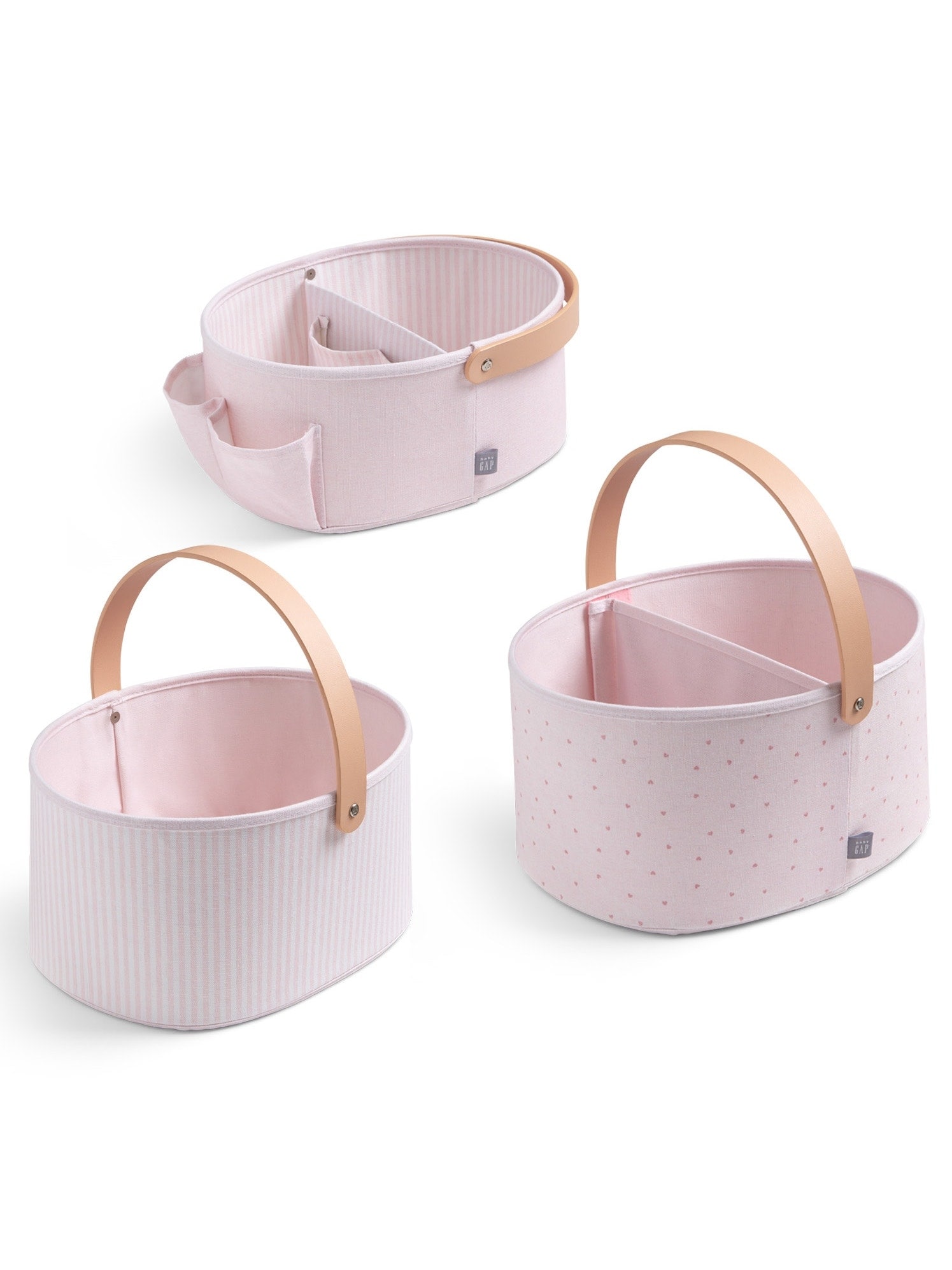 babyGap 3 Pack Nested Fabric Storage Bins with Handles | Gap