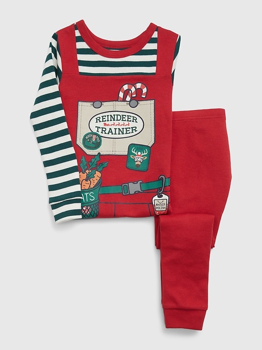 Image number 1 showing, babyGap Organic Cotton Holiday PJ Set