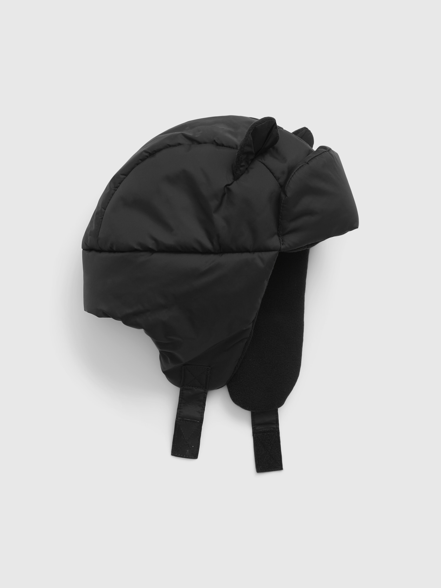 Gap Babies' Toddler Puffer Trapper Hat In Black
