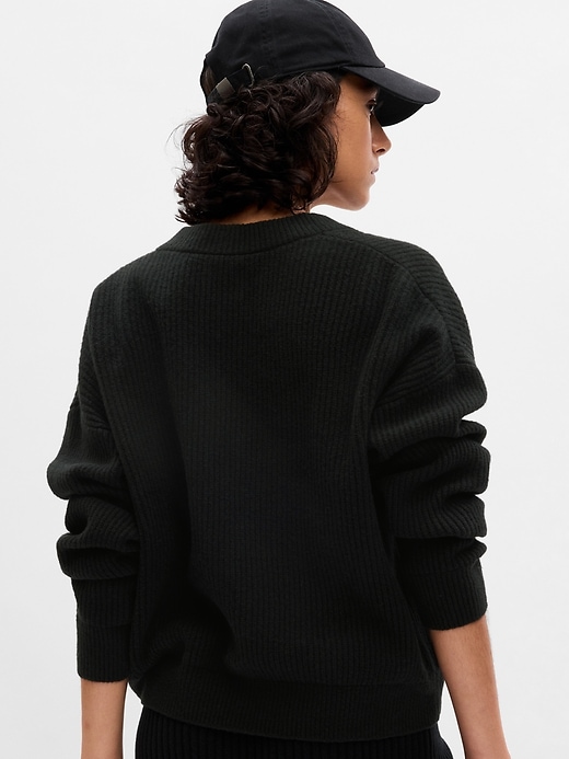 Image number 2 showing, CashSoft Henley Sweater