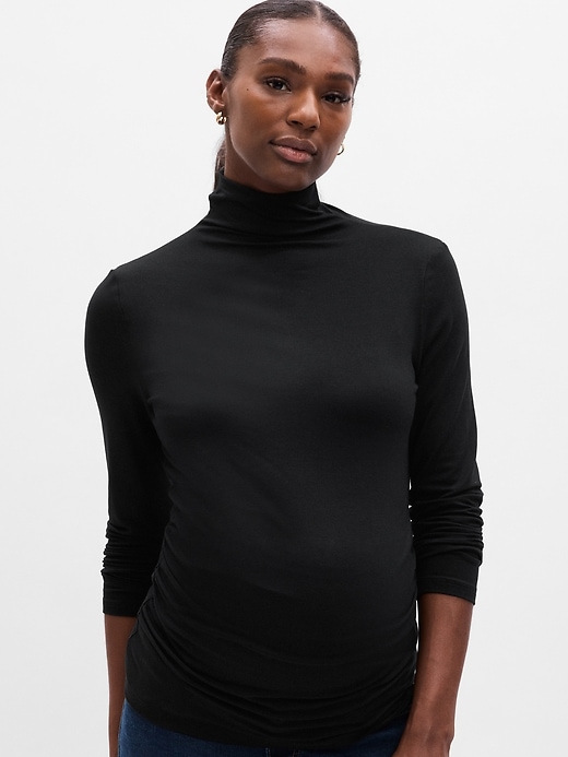 Maternity turtleneck best sale