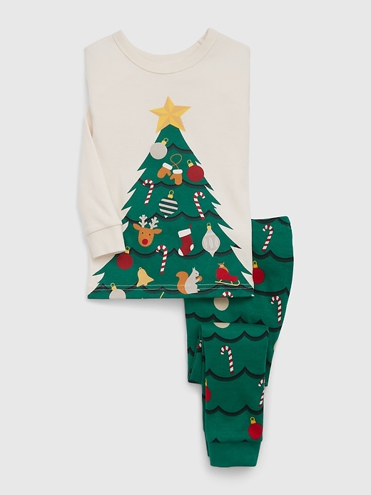 Image number 3 showing, babyGap Organic Cotton Holiday PJ Set