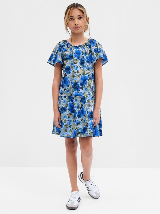 Image number 3 showing, Kids Tiered Dress